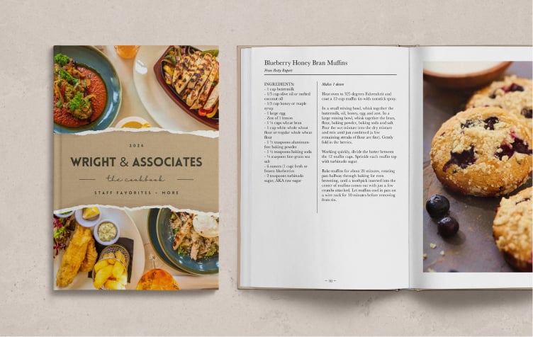 Acme Widget Company Employee Cookbook Display