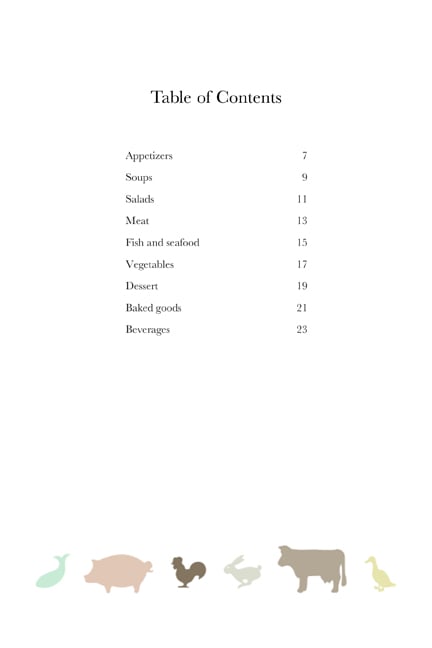 Table Of Contents